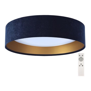 LED prigušiva plafonska svetiljka SMART GALAXY LED/24W/230V tamno plava/zlatna 3000-6500K + daljinski upravljač