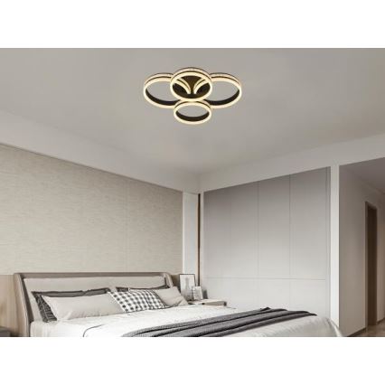 LED prigušiva plafonska svetiljka za površinsku montažu LED/150W/230V 3000-6500K + daljinski upravljač