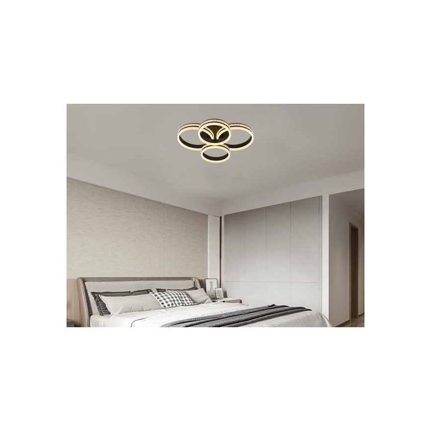 LED prigušiva plafonska svetiljka za površinsku montažu LED/150W/230V 3000-6500K + daljinski upravljač