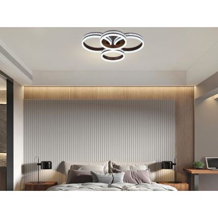 LED prigušiva plafonski luster LED/150W/230V 3000-6500K + daljinski upravljač