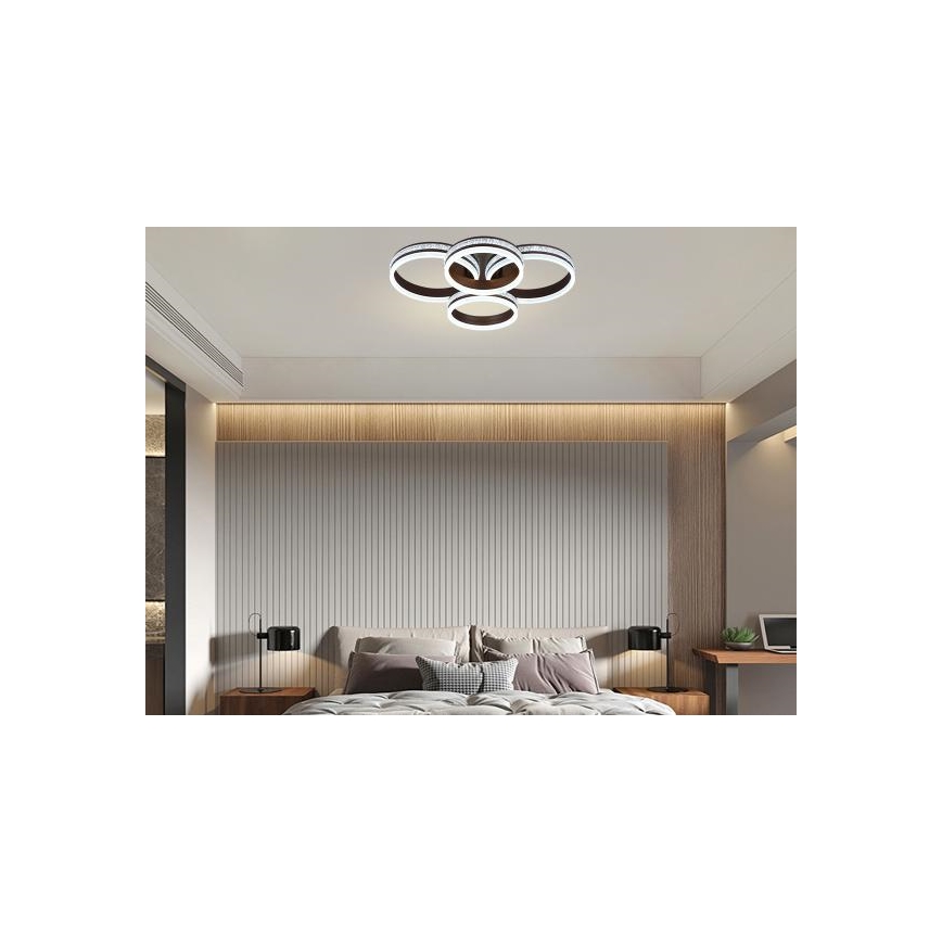 LED prigušiva plafonski luster LED/150W/230V 3000-6500K + daljinski upravljač