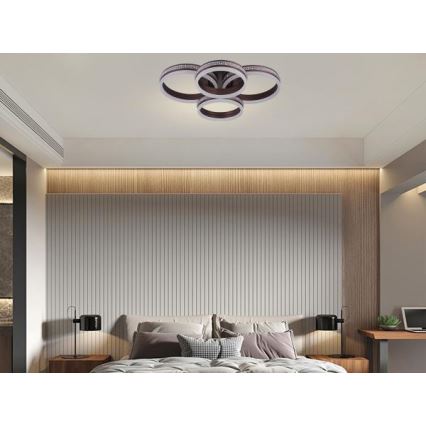 LED prigušiva plafonski luster LED/150W/230V 3000-6500K + daljinski upravljač
