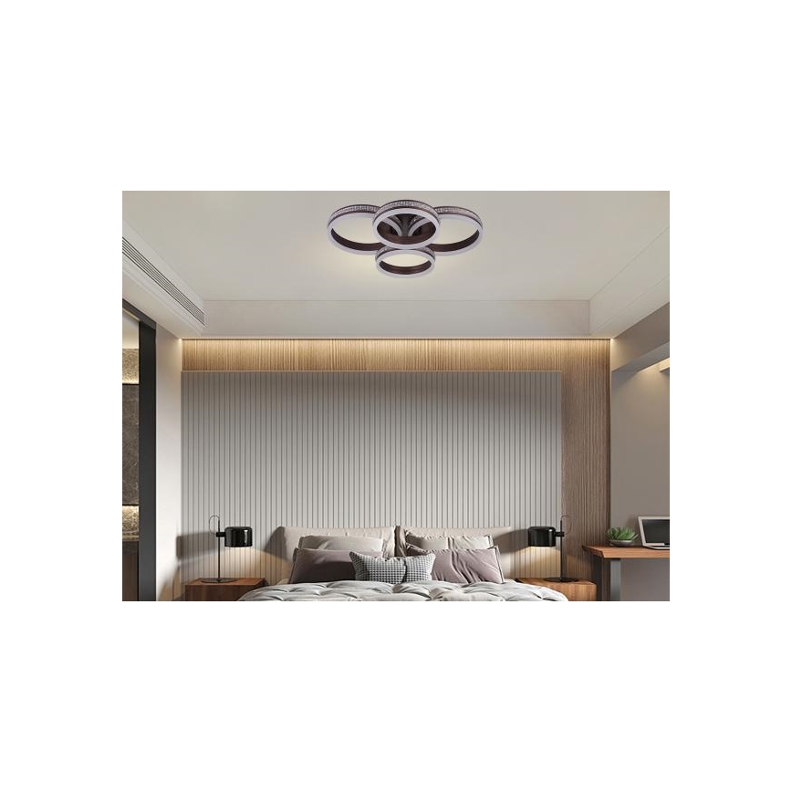 LED prigušiva plafonski luster LED/150W/230V 3000-6500K + daljinski upravljač