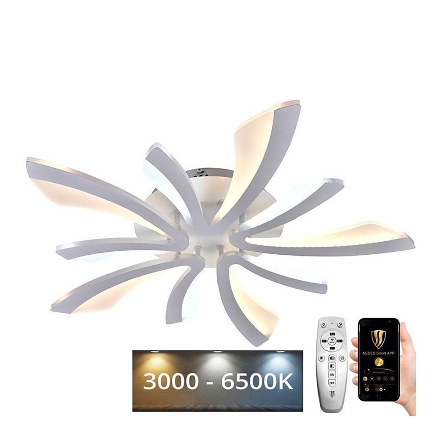 LED prigušiva plafonski luster LED/55W/230V 3000-6500K + daljinski upravljač