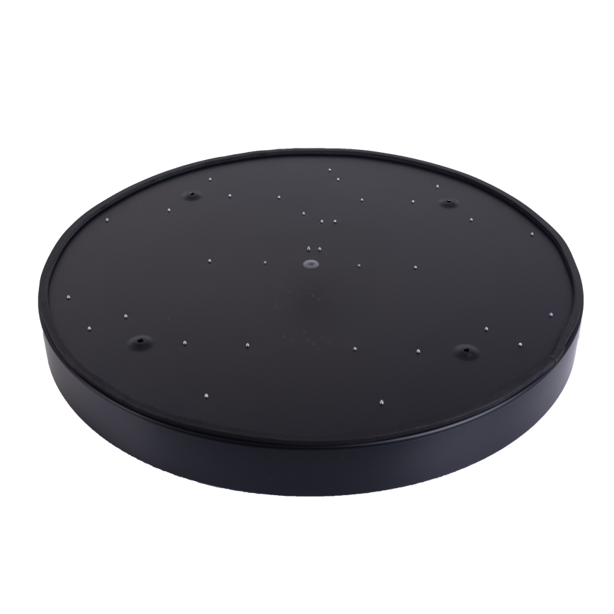 LED prigušiva stropna svetiljka LED/50W/230V 3000-6500K prečnik 50 cm crna + daljinski upravljač