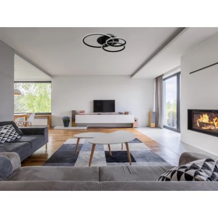 LED prigušiva plafonsko svetlo LED/90W/230V 3000-6500K + daljinski upravljač