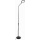 LED Prigušiva podna lampa 2u1 LED/10W/230V 3000-4500-6500K crno