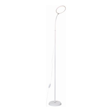 LED Prigušiva podna lampa 2u1 LED/10W/230V bela