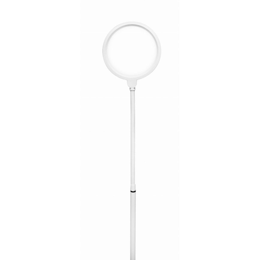 LED Prigušiva podna lampa 2u1 LED/10W/230V bela