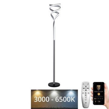LED Prigušiva podna lampa LED/50W/230V 3000-6500K antracit + Daljinski upravljač