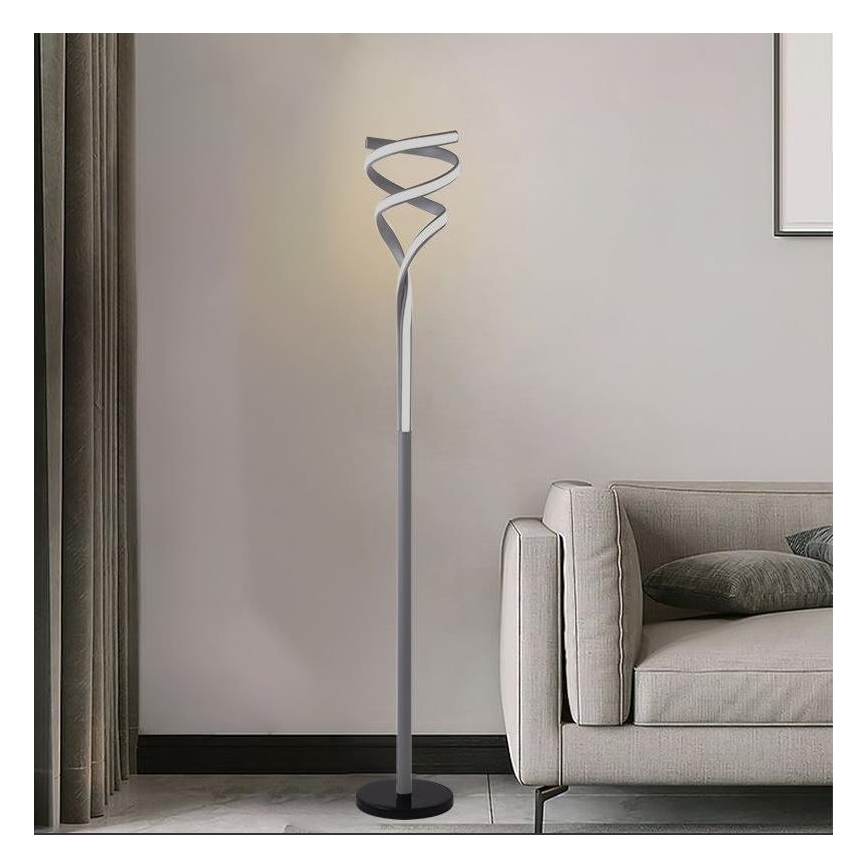 LED Prigušiva podna lampa LED/50W/230V 3000-6500K antracit + Daljinski upravljač