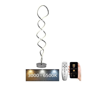LED Prigušiva podna lampa LED/90W/230V 3000-6500K + Daljinski upravljač