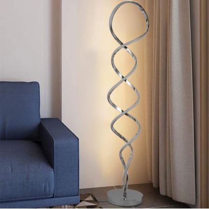LED Prigušiva podna lampa LED/90W/230V 3000-6500K + Daljinski upravljač