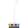 LED Prigušiva podna lampa SIGNUS LED/10W/230V 3000/4500/6500K bela