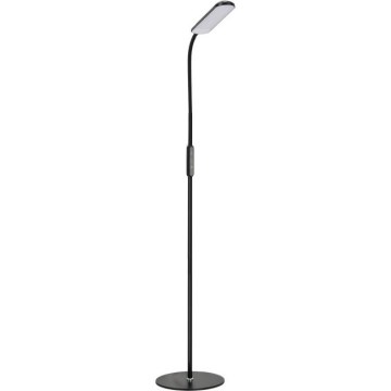 LED Prigušiva podna lampa TEILO LED/10W/230V 3000/4000/6500K crno + Daljinski upravljač