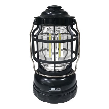 LED Prigušiva prenosna kampovanje lampa 3xLED/3W/3xAA IPX4 crno