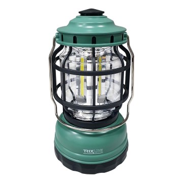 LED Prigušiva prenosna kampovanje lampa 3xLED/3W/3xAA IPX4 zelena