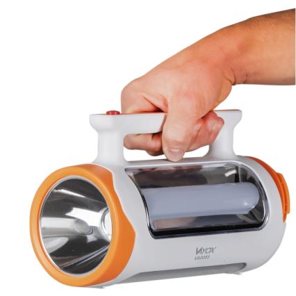 LED Prigušiva punjiva baterijska lampa 2u1 sa funkcijom powerbank-a LED/5W/230V 3500 mAh