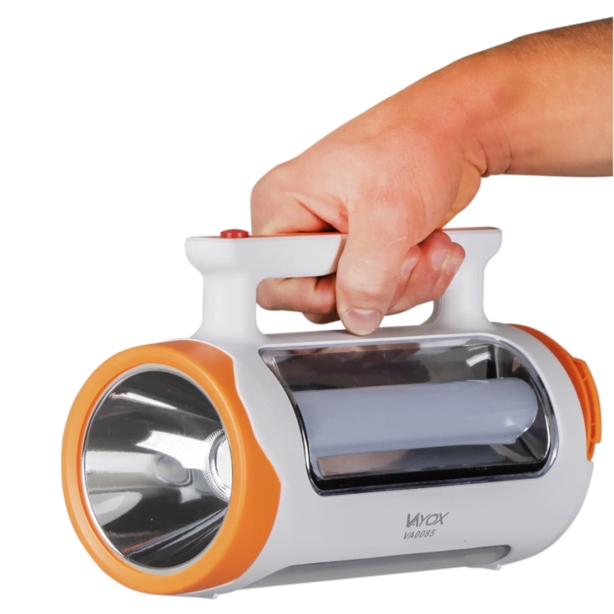 LED Prigušiva punjiva baterijska lampa 2u1 sa funkcijom powerbank-a LED/5W/230V 3500 mAh