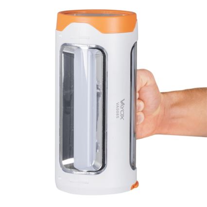 LED Prigušiva punjiva baterijska lampa 2u1 sa funkcijom powerbank-a LED/5W/230V 3500 mAh