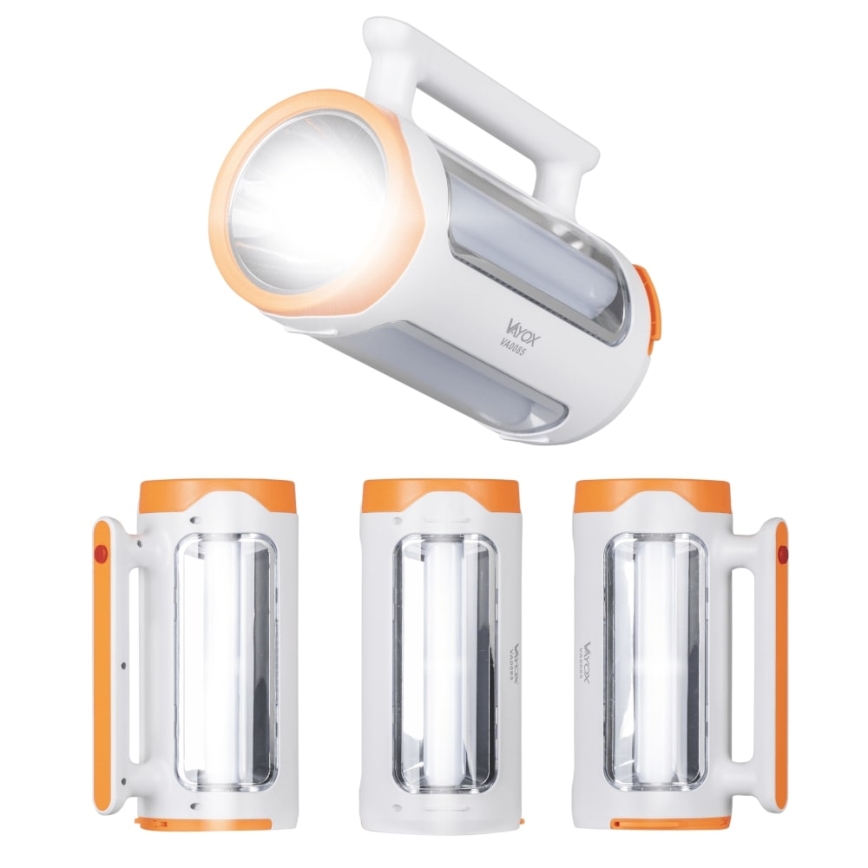 LED Prigušiva punjiva baterijska lampa 2u1 sa funkcijom powerbank-a LED/5W/230V 3500 mAh