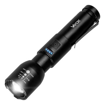 LED Prigušiva punjiva baterijska lampa LED/20W/5V IPX4 800 Im 2000 mAh
