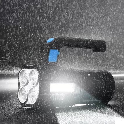 LED Prigušiva punjiva baterijska lampa LED/5V IPX4 250 Im 1200 mAh