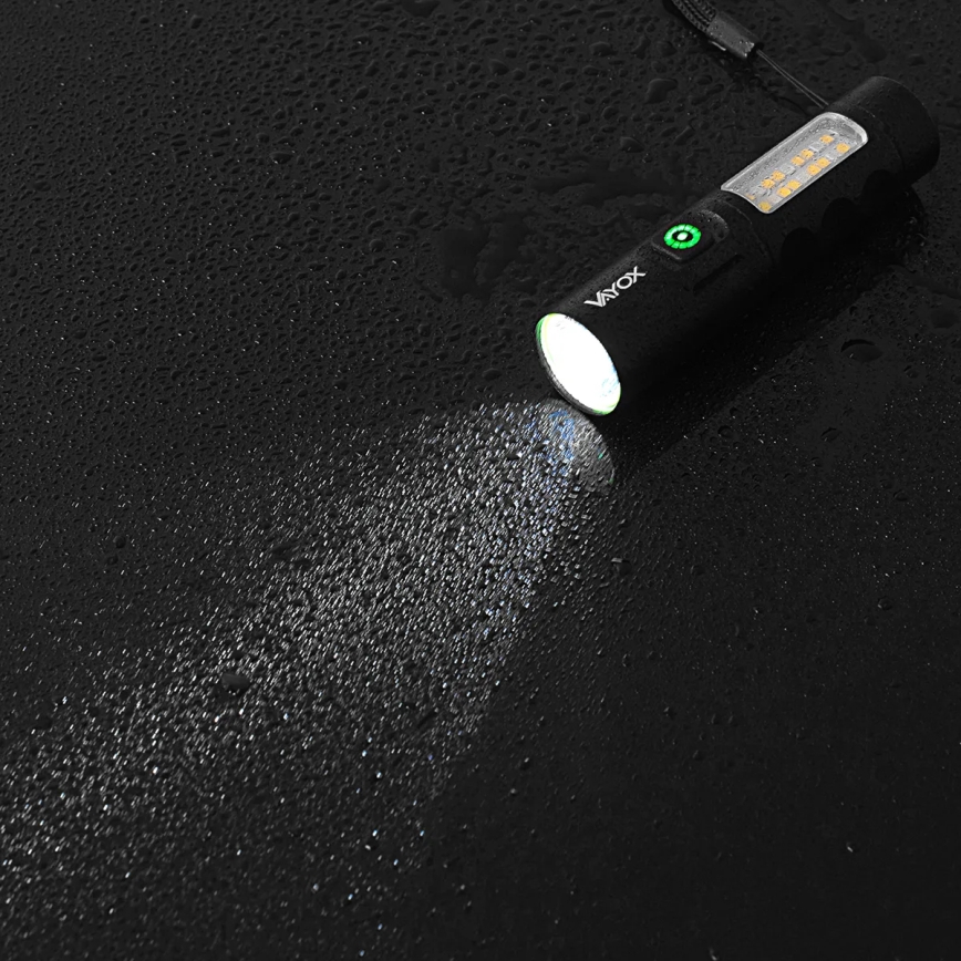 LED Prigušiva punjiva baterijska lampa sa crveno svetlo LED/5W/5V IPX4 250 Im 2000 mAh