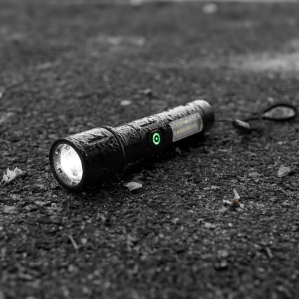 LED Prigušiva punjiva baterijska lampa sa crveno svetlo LED/5W/5V IPX4 260 Im 2000 mAh