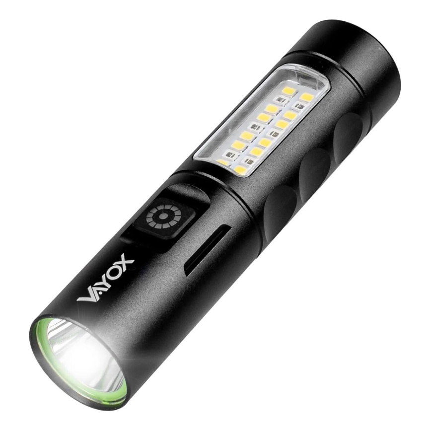 LED Prigušiva punjiva baterijska lampa sa crveno svetlo LED/5W/5V IPX4 250 Im 2000 mAh