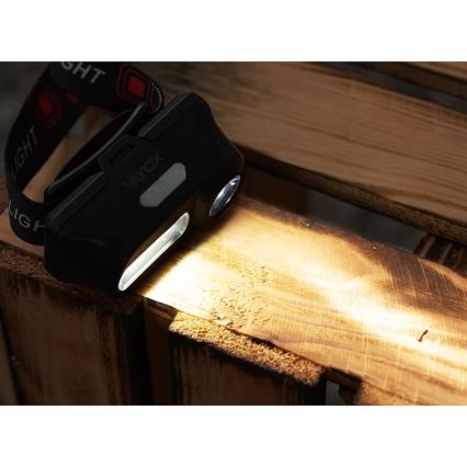 LED Prigušiva punjiva čeona lampa 2xLED/5V IP44 210 Im 2000 mAh