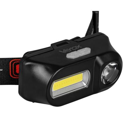 LED Prigušiva punjiva čeona lampa 2xLED/5V IP44 210 Im 2000 mAh