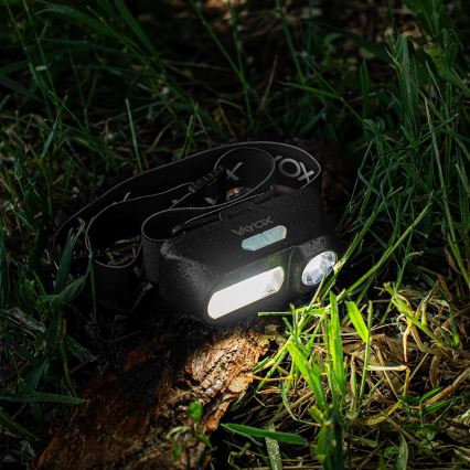 LED Prigušiva punjiva čeona lampa 2xLED/5V IPX4 250 Im 2000 mAh
