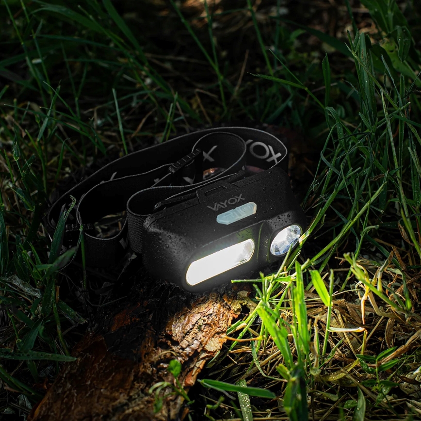 LED Prigušiva punjiva čeona lampa 2xLED/5V IPX4 250 Im 2000 mAh