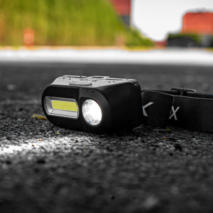 LED Prigušiva punjiva čeona lampa 2xLED/5V IPX4 250 Im 2000 mAh
