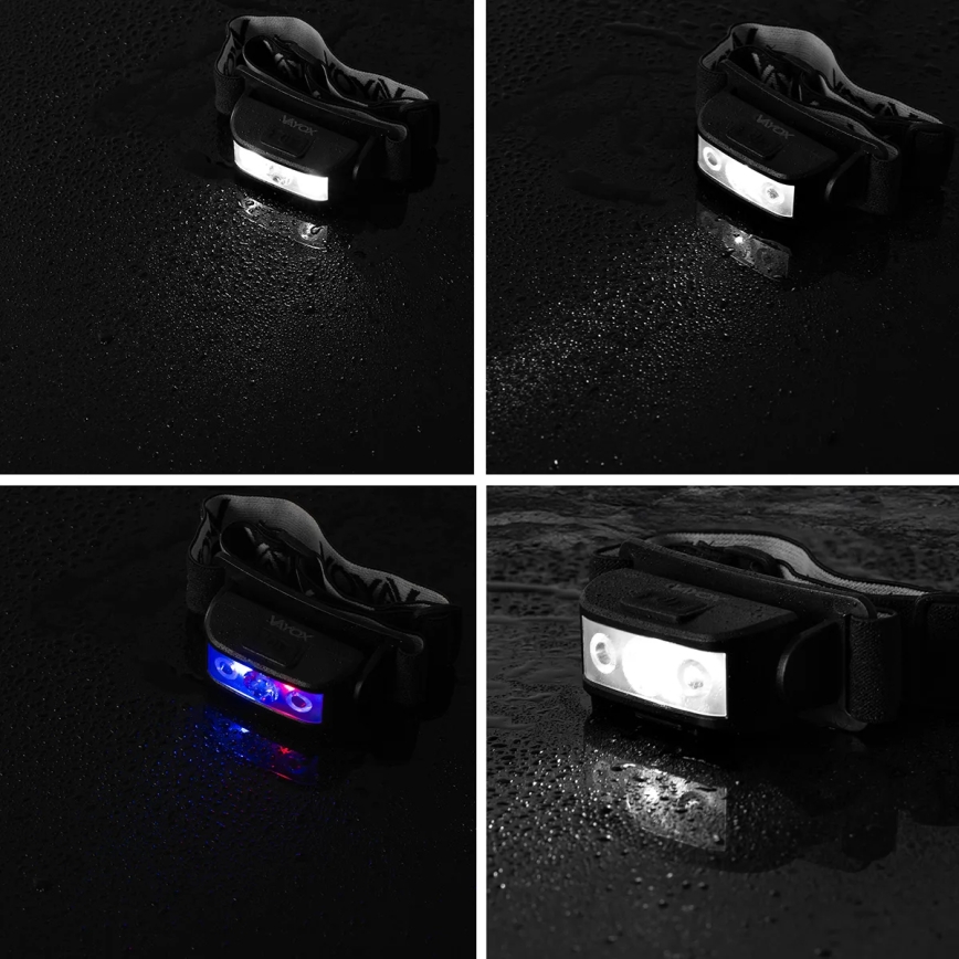 LED Prigušiva punjiva čeona lampa 3xLED/5V IPX4 100 Im 1200 mAh