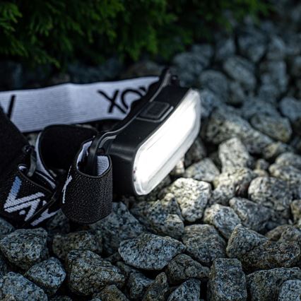 LED Prigušiva punjiva čeona lampa LED/5V IPX4 300 Im 1200 mAh