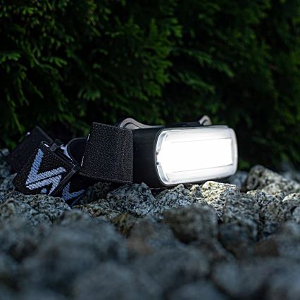LED Prigušiva punjiva čeona lampa LED/5V IPX4 300 Im 1200 mAh
