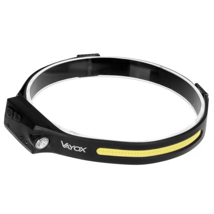 LED Prigušiva punjiva čeona Lampa sa senzorom 2xLED/5V IP44 350 Im 1200 mAh