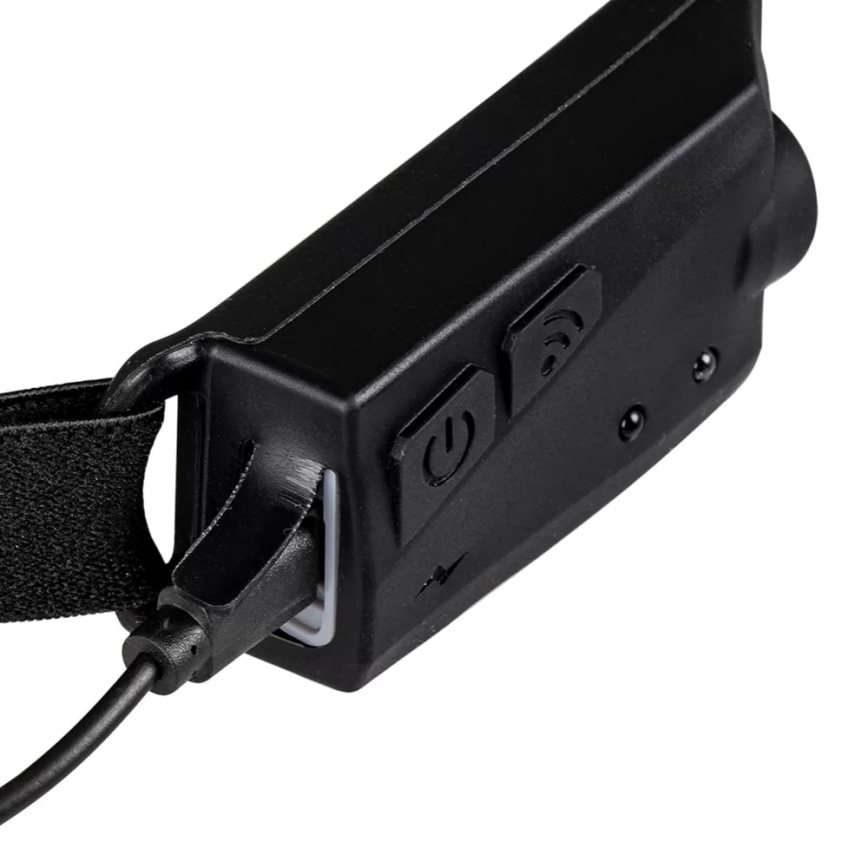 LED Prigušiva punjiva čeona Lampa sa senzorom 2xLED/5V IP44 350 Im 1200 mAh