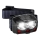 LED Prigušiva punjiva čeona Lampa sa senzorom i crveno svetlo 2xLED/5W/5V/3xAAA IP65 500 Im 1200 mAh