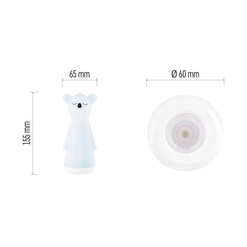 LED prigušiva punjiva dečja lampa sa noćnim svetlom 2v1 LED/3,7V 1200 mAh