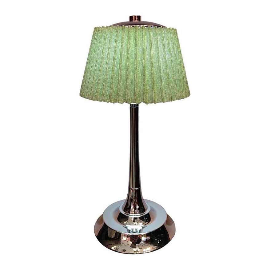 LED Prigušiva punjiva dodirna stona lampa LED/1,5W/5V 3000/4000/6000K 1800 mAh zelena