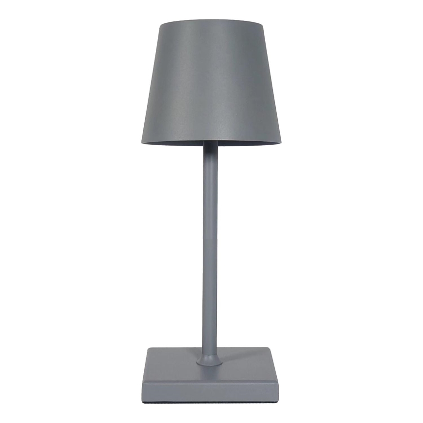 LED Prigušiva punjiva dodirna stona lampa LED/3,5W/5V 5200mAh sivo