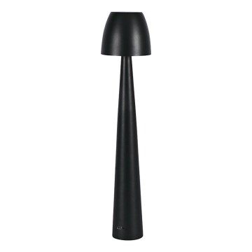 LED Prigušiva punjiva dodirna stona lampa LED/3W/5V 3000-6000K 1800 mAh crno