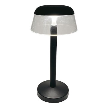 LED Prigušiva punjiva dodirna stona lampa LED/3W/5V 3000-6000K 1800 mAh crno