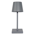 LED prigušiva punjiva dodirna stona lampa TABLO LED/3,5W/5V 5200mAh siva