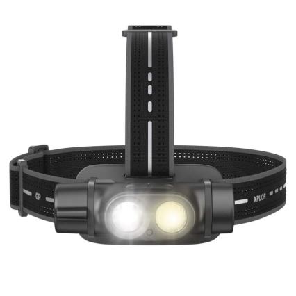 LED Prigušiva punjiva naglavna lampa GP XPLOR PHR19 LED/1x18650/5V IPX8