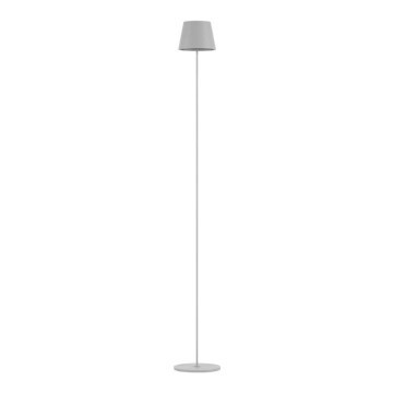 LED Prigušiva punjiva podna lampa 3u1 LED/4W/5V 4400 mAh 3000K IP54 bela