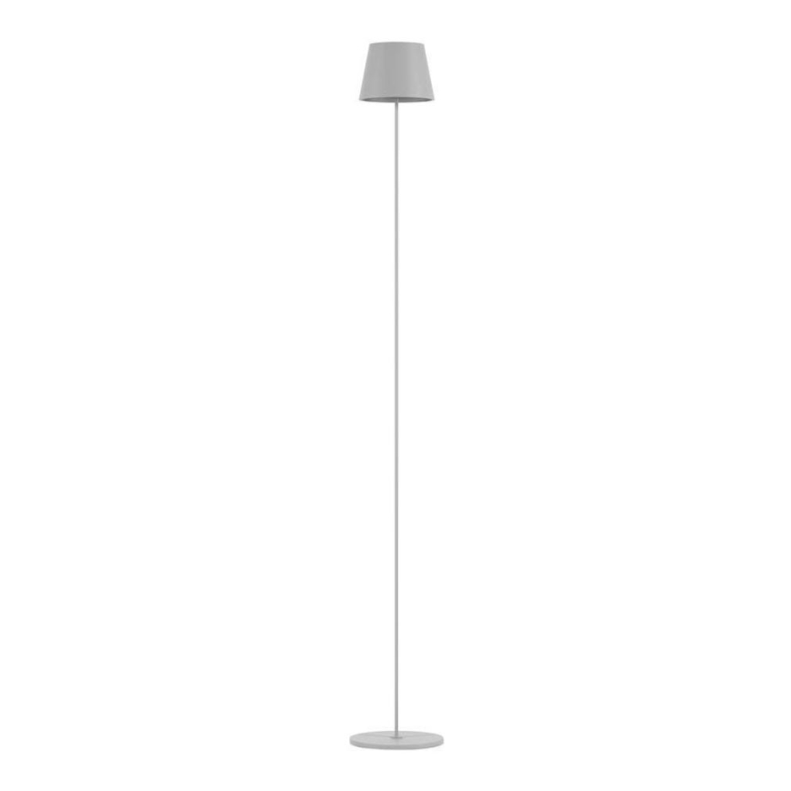 LED Prigušiva punjiva podna lampa 3u1 LED/4W/5V 4400 mAh 3000K IP54 bela